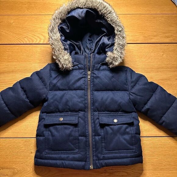 Janie and Jack faux puffer jacket 18/24m - Picture 1 of 8